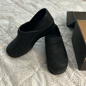Black Sanita Clog size 38Euro 8 US
